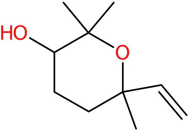 CAS: 14049-11-7 | 2,2,6-Trimethyl-6-vinyltetrahydro-2H-pyran-3-ol, >95%, NX23406