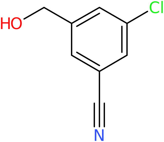 CAS: 1021871-35-1 | 3-Chloro-5-(hydroxymethyl)benzonitrile, >95%, NX11494