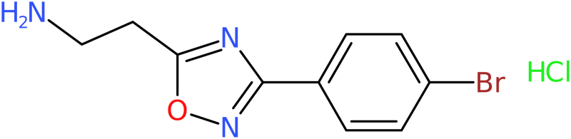 CAS: 937666-44-9 | {2-[3-(4-Bromophenyl)-1,2,4-oxadiazol-5-yl]ethyl}amine hydrochloride, NX69856