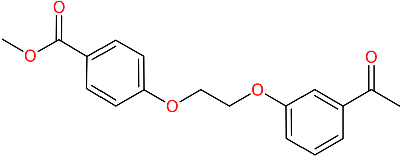 CAS: 937601-84-8 | Methyl 4-[2-(3-acetylphenoxy)ethoxy]benzoate, NX69796