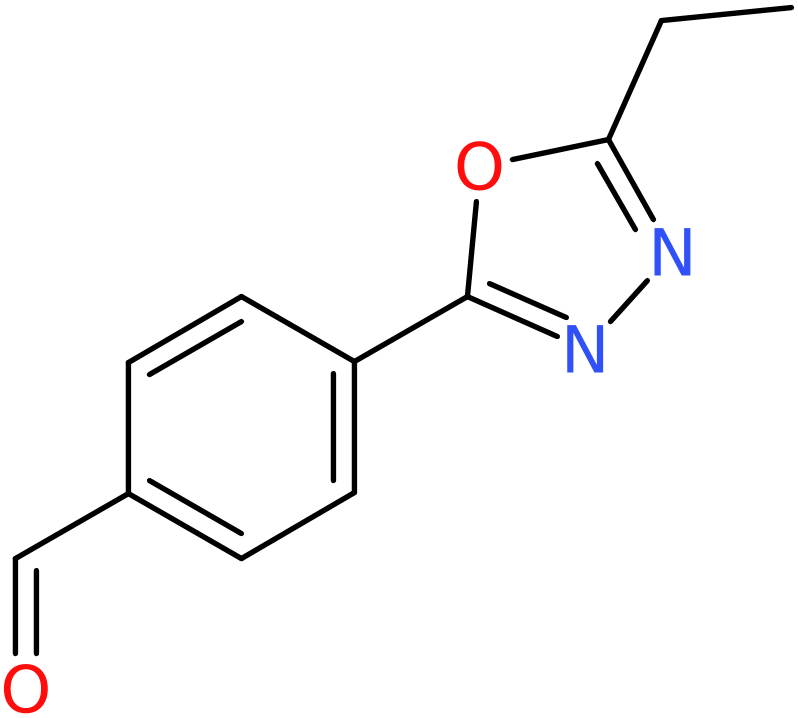 CAS: 1309875-09-9 | 4-(5-Ethyl-1,3,4-oxadiazol-2-yl)benzaldehyde, NX20641