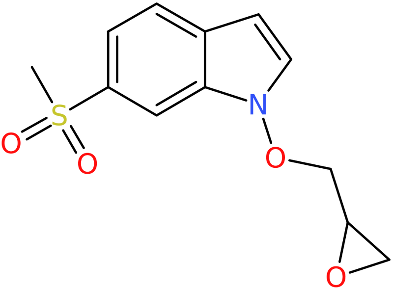 CAS: 849924-91-0 | 6-(Methylsulphonyl)-1-(oxiran-2-ylmethoxy)-1H-indole, >95%, NX63751