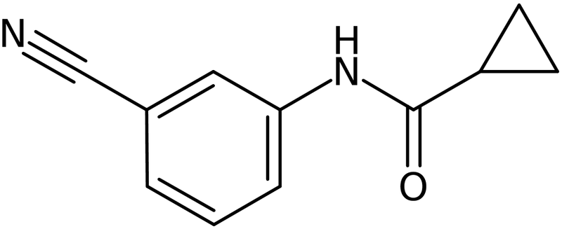 CAS: 101946-36-5 | N-(3-Cyanophenyl)cyclopropanecarboxamide, >95%, NX11359