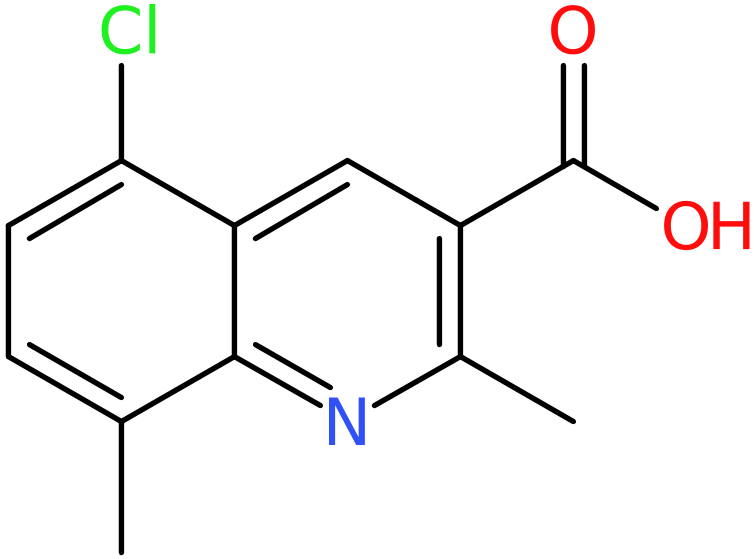 CAS: 948294-07-3 | 5-Chloro-2,8-dimethylquinoline-3-carboxylic acid, NX70465