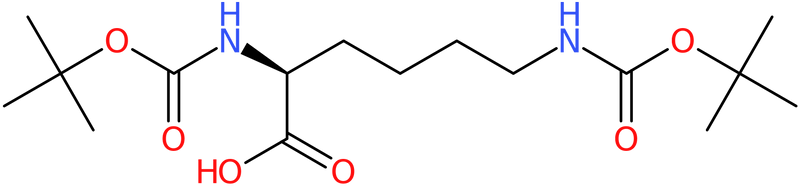 CAS: 2483-46-7 | N2,N6-bis(tert-butoxycarbonyl)-L-lysine, >98%, NX37435