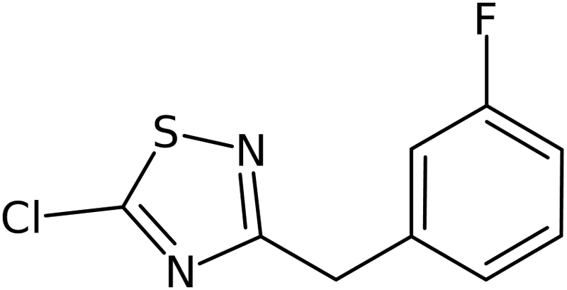 CAS: 1029718-68-0 | 5-Chloro-3-(3-fluorobenzyl)-1,2,4-thiadiazole, NX11732