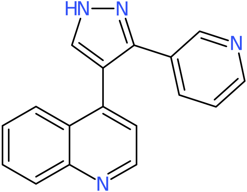 CAS: 849924-96-5 | 4-[3-(Pyridin-3-yl)-(1H)-pyrazol-4-yl]quinoline, >95%, NX63754