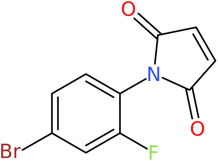 CAS: 893614-85-2 | 1-(4-Bromo-2-fluorophenyl)-1H-pyrrole-2,5-dione, NX67368