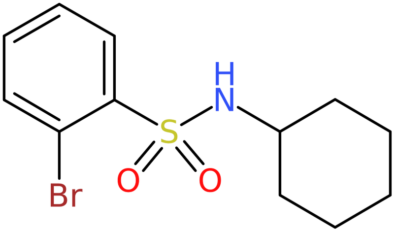 CAS: 951883-95-7 | 2-Bromo-N-cyclohexylbenzenesulphonamide, NX70629