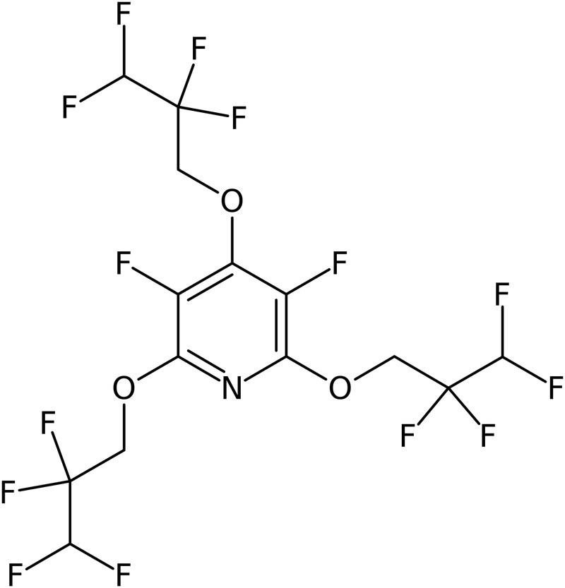 CAS: 1309602-69-4 | 3,5-Difluoro-2,4,6-tris(2,2,3,3-tetrafluoropropoxy)pyridine, NX20628