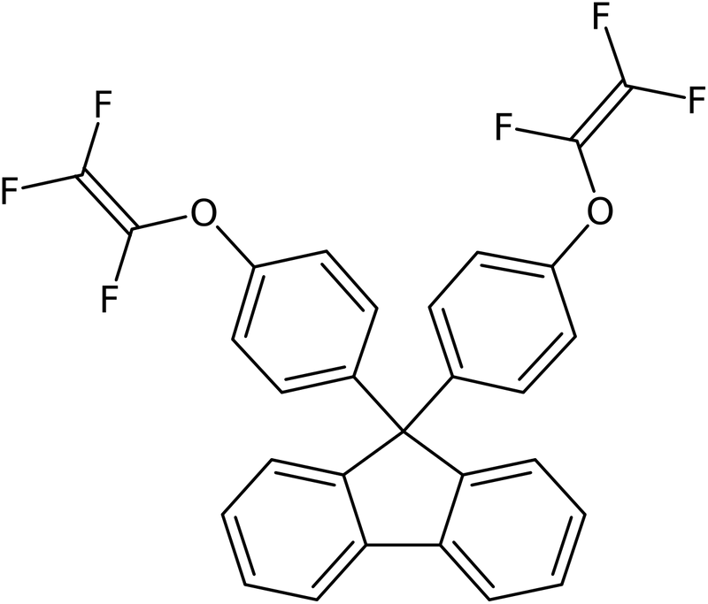 CAS: 134130-20-4 | 9,9-Bis[4-(1,2,2-trfluorovinyloxy)phenyl]-9H-fluorene, NX21542