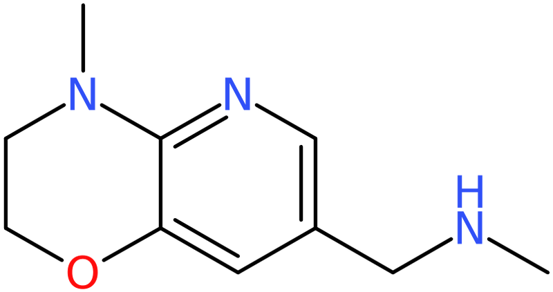 CAS: 921938-85-4 | 3,4-Dihydro-4-methyl-7-[(methylamino)methyl]-2H-pyrido[3,2-b][1,4]oxazine, >97%, NX69027