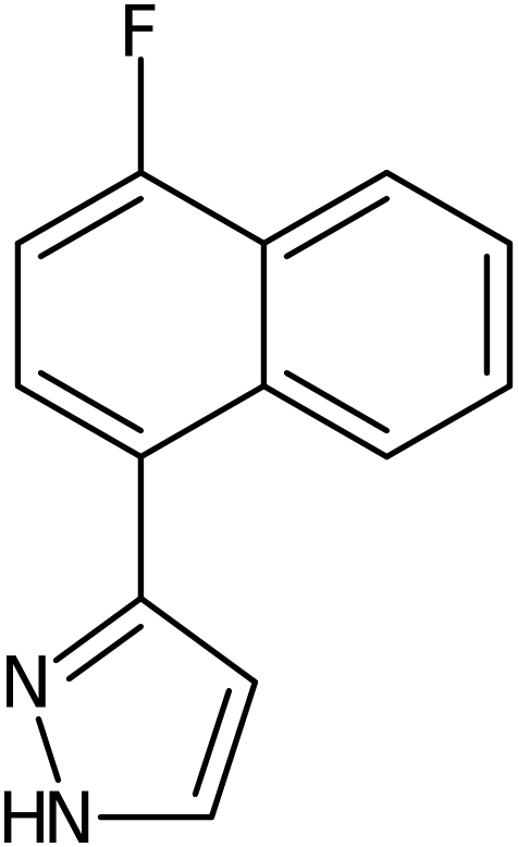 CAS: 1019011-26-7 | 3-(4-Fluoro-1-naphthyl)-1H-pyrazole, NX11315