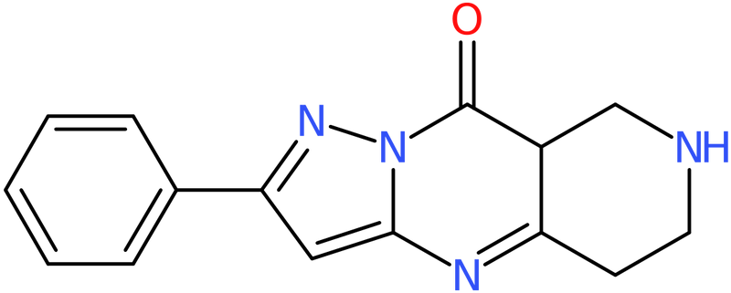 CAS: 1340888-73-4 | 2-Phenyl-6,7,8,8a-tetrahydropyrazolo[1,5-a]pyrido[4,3-d]pyrimidin-9(5H)-one, >95%, NX21525