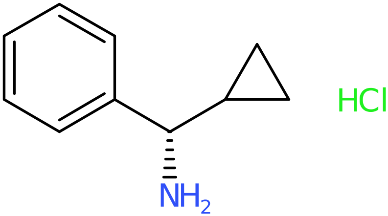 CAS: 844470-80-0 | (S)-Cyclopropyl(phenyl)methanamine hydrochloride, >99%, NX63399