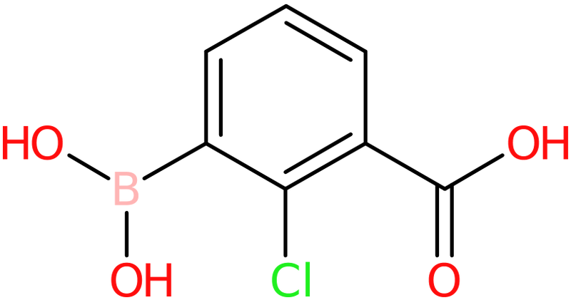 CAS: 1314264-58-8 | 3-Carboxy-2-chlorophenylboronic acid, >98%, NX20805