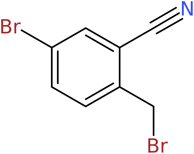 CAS: 156001-53-5 | 5-Bromo-2-(bromomethyl)benzonitrile, >95%, NX26362