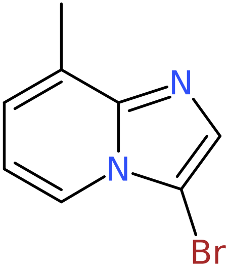 CAS: 866135-66-2 | 3-Bromo-8-methylimidazo[1,2-a]pyridine, >95%, NX64870