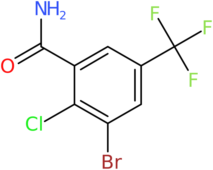 CAS: 1344087-79-1 | 3-Bromo-2-chloro-5-(trifluoromethyl)benzamide, NX21611