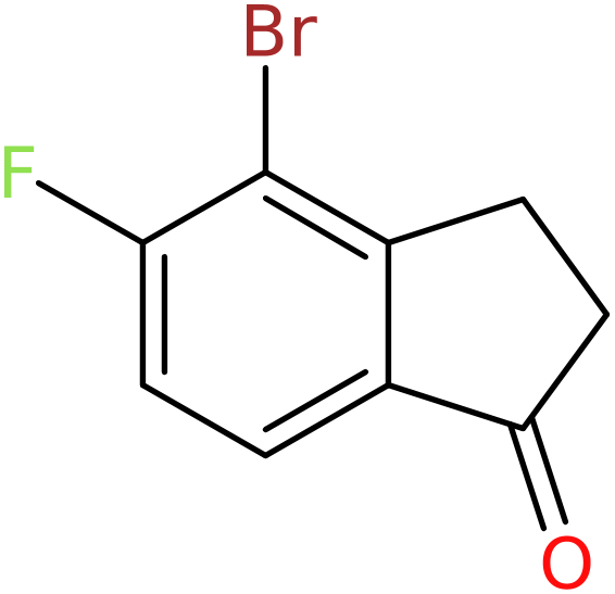 CAS: 935681-01-9 | 4-Bromo-5-fluoro-2,3-dihydro-1H-inden-1-one, >97%, NX69673