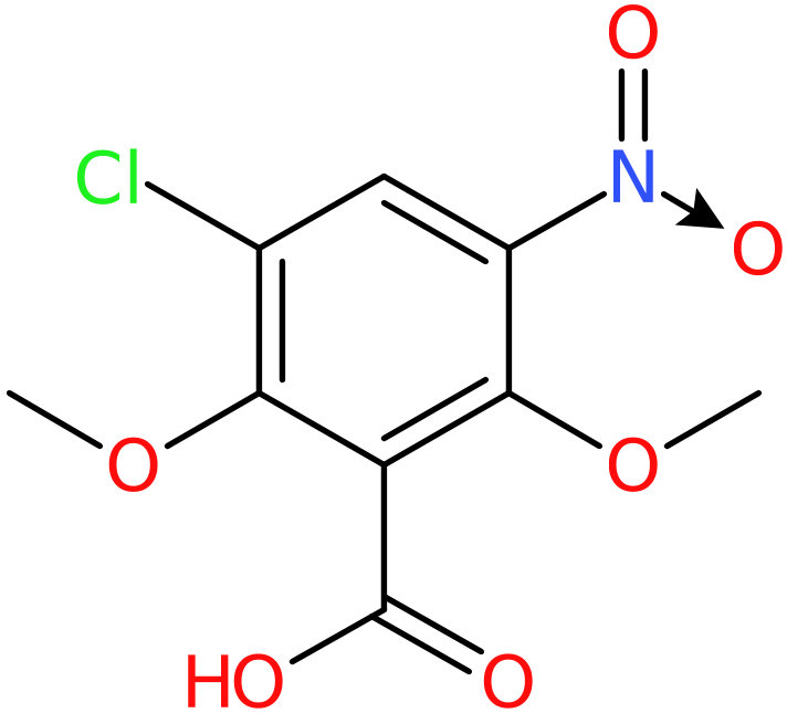 CAS: 175135-56-5 | 3-Chloro-2,6-dimethoxy-5-nitrobenzoic acid, NX29107