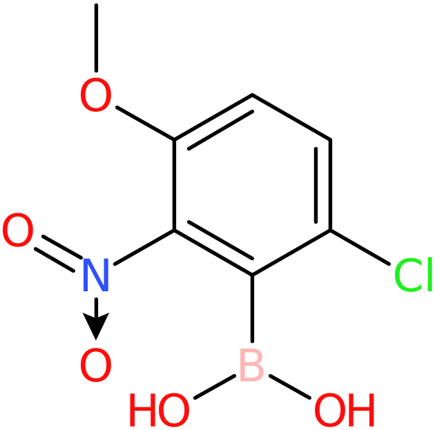 CAS: 2377609-70-4 | 6-Chloro-3-methoxy-2-nitrophenylboronic acid, >98%, NX36571