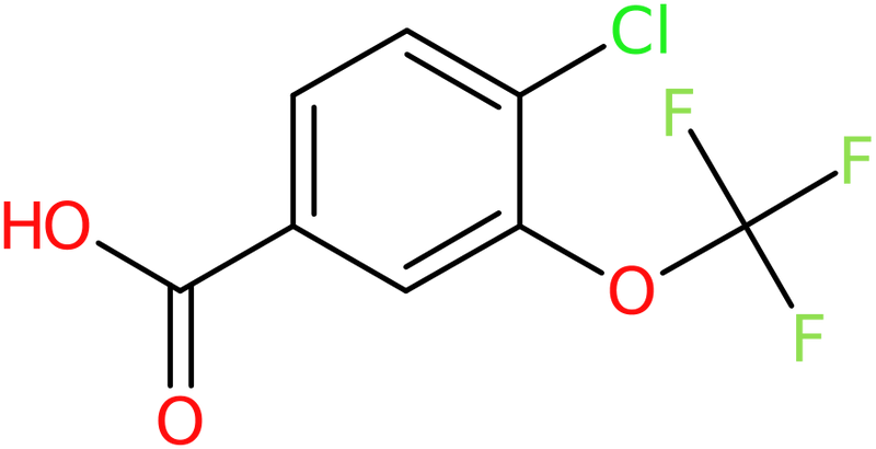 CAS: 886500-50-1 | 4-Chloro-3-(trifluoromethoxy)benzoic acid, >99%, NX66781