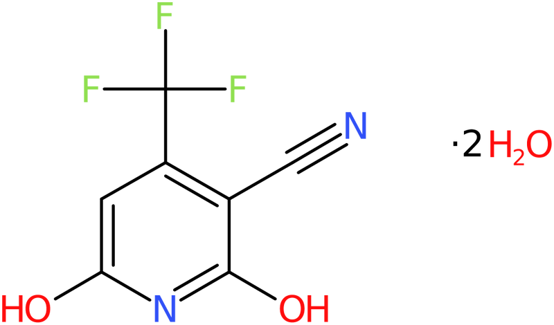 CAS: 1049729-56-7 | 3-Cyano-2,6-dihydroxy-4-(trifluoromethyl)pyridine dihydrate, NX12444