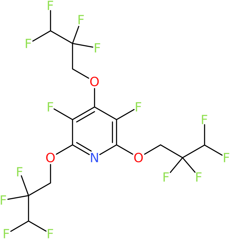 CAS: 1309602-69-4 | 3,5-Difluoro-2,4,6-tris(2,2,3,3-tetrafluoropropoxy)pyridine, NX20628