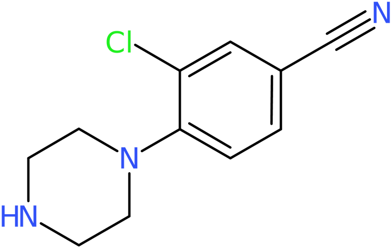 CAS: 182181-32-4 | 3-Chloro-4-(piperazin-1-yl)benzonitrile, NX30545