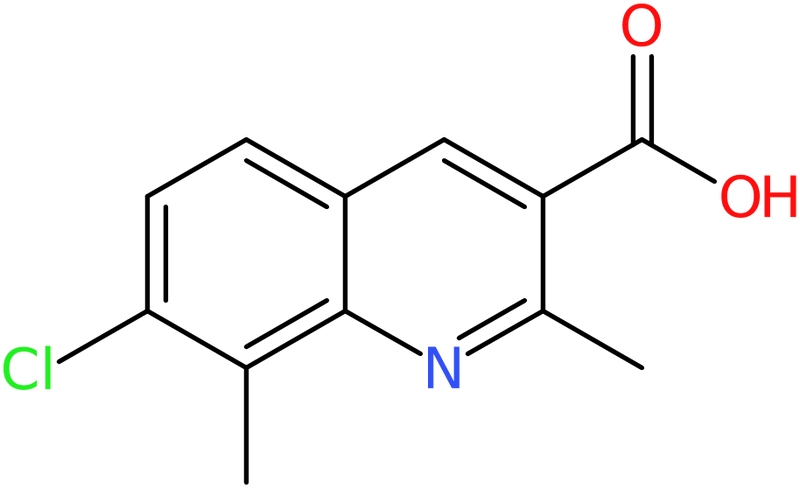 CAS: 948290-22-0 | 7-Chloro-2,8-dimethylquinoline-3-carboxylic acid, NX70429