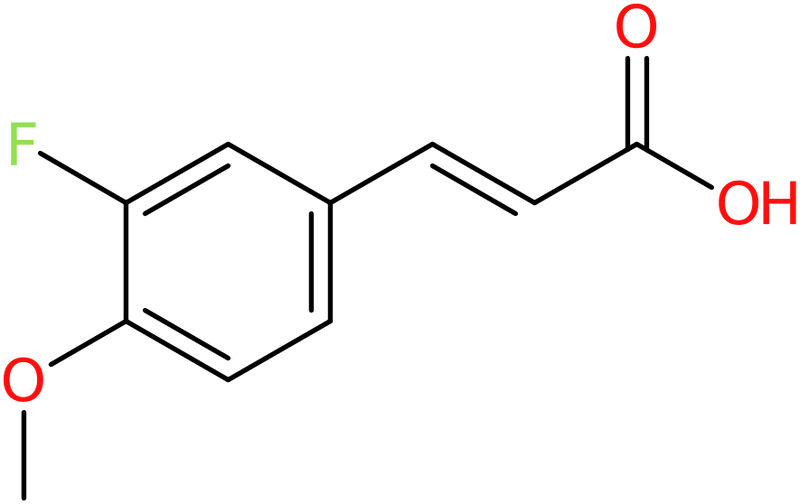 CAS: 713-85-9 | 3-Fluoro-4-methoxycinnamic acid, >97%, NX59306