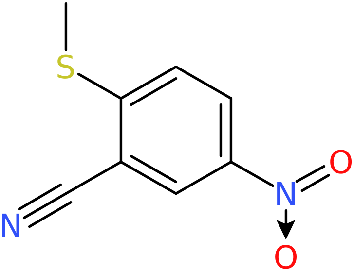 CAS: 74631-35-9 | 2-(Methylthio)-5-nitrobenzonitrile, >97%, NX60435