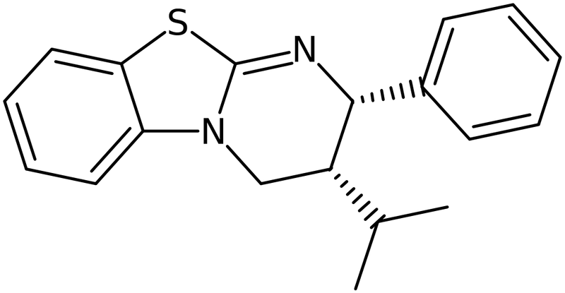 CAS: 1203507-02-1 | (2S,3R)-(+)-3-Isopropyl-2-phenyl-3,4-dihydro-2H-pyrimido[2,1-b][1,3]benzothiazole, >98%, NX16836