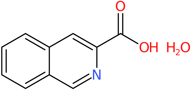 CAS: 203626-75-9 | Isoquinoline-3-carboxylic acid monohydrate, >97%, NX33139