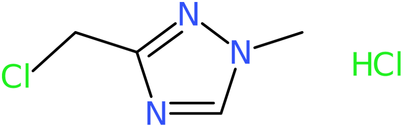 CAS: 135206-76-7 | 3-(Chloromethyl)-1-methyl-1H-1,2,4-triazole hydrochloride, >95%, NX21851