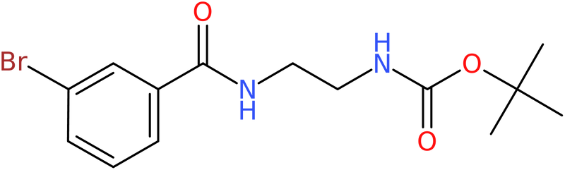 CAS: 1427460-40-9 | tert-Butyl 2-[(3-bromobenzoyl)amino]ethylcarbamate, NX23975