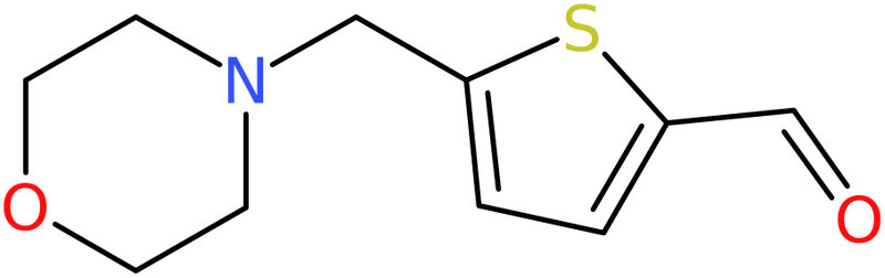 CAS: 893744-01-9 | 5-[(Morpholin-4-yl)methyl]thiophene-2-carboxaldehyde, >97%, NX67394