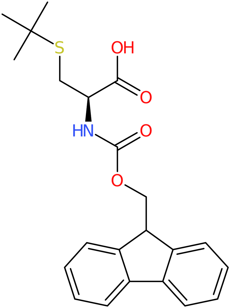 CAS: 67436-13-9 | N-Fmoc-S-tert-Butyl-L-cysteine, >98%, NX57752