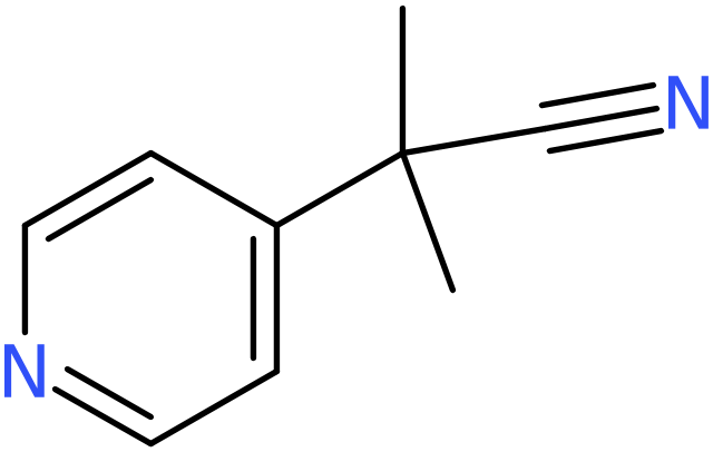 CAS: 79757-31-6 | 2-Methyl-2-pyridin-4-ylpropanenitrile, >95%, NX62287