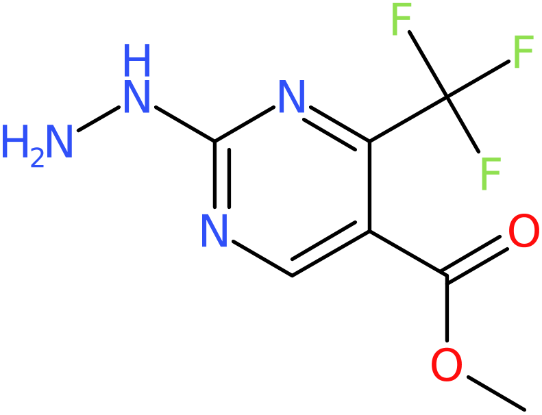 CAS: 175137-28-7 | Methyl 2-hydrazino-4-(trifluoromethyl)pyrimidine-5-carboxylate, >95%, NX29164