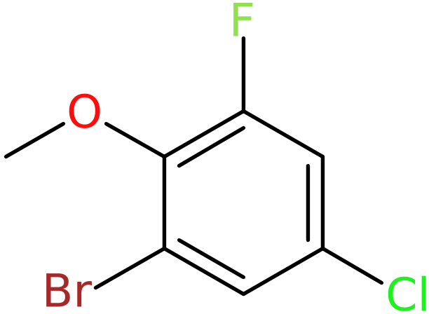 CAS: 886499-78-1 | 2-Bromo-4-chloro-6-fluoroanisole, >98%, NX66755