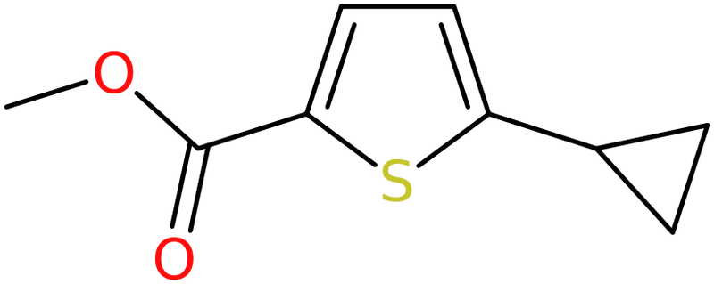 CAS: 1021432-60-9 | Methyl 5-(cyclopropyl)thiophene-2-carboxylate, NX11481