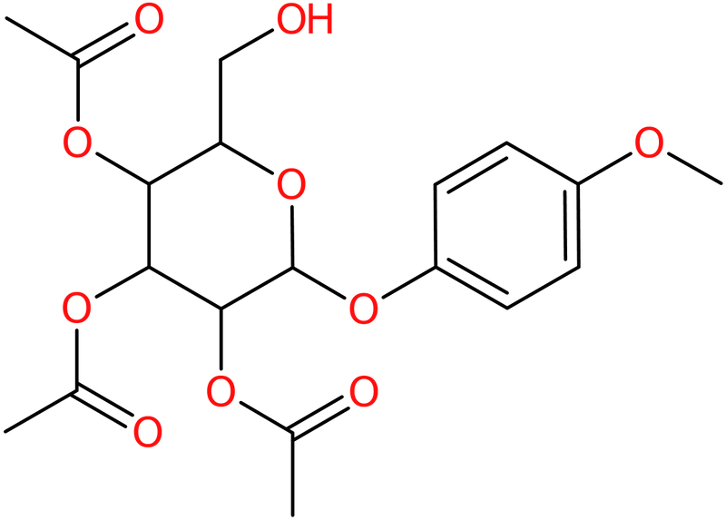 CAS: 1004771-43-0 | 4-Methoxyphenyl 2,3,6-tri-O-acetyl-beta-D-glucopyranoside, >98%, NX10503