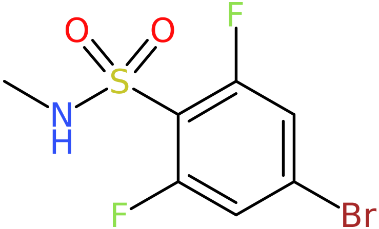 CAS: 1263274-99-2 | 4-Bromo-2,6-difluoro-N-methylbenzenesulfonamide, NX19726