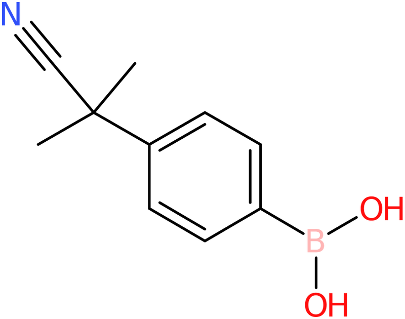 CAS: 850568-67-1 | 4-(2-Cyanoprop-2-yl)benzeneboronic acid, >98%, NX63950