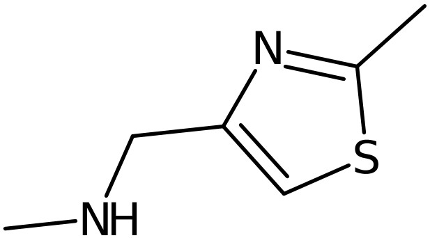 CAS: 144163-81-5 | 2-Methyl-4-[(methylamino)methyl]-1,3-thiazole, >97%, NX24456