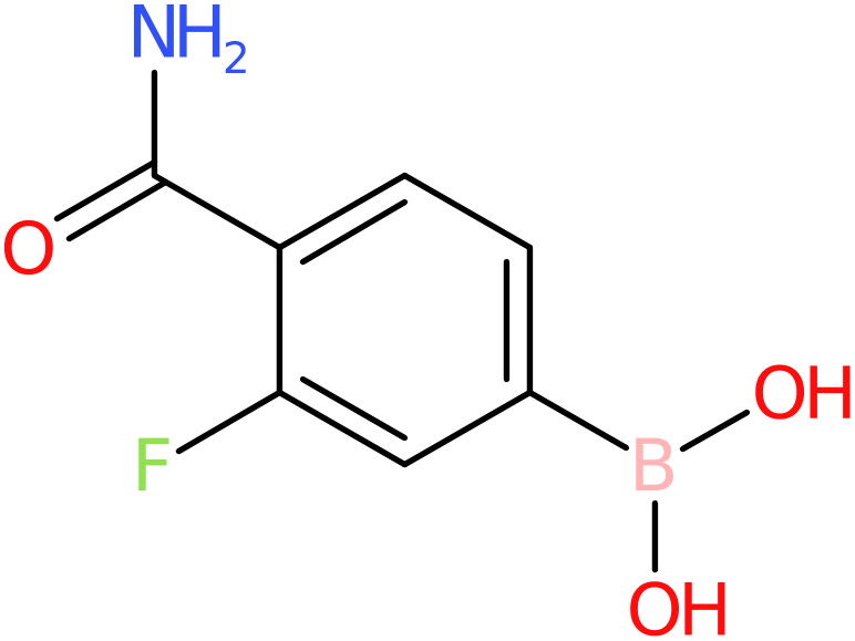 CAS: 874288-39-8 | 4-Carbamoyl-3-fluorobenzeneboronic acid, >96%, NX65502