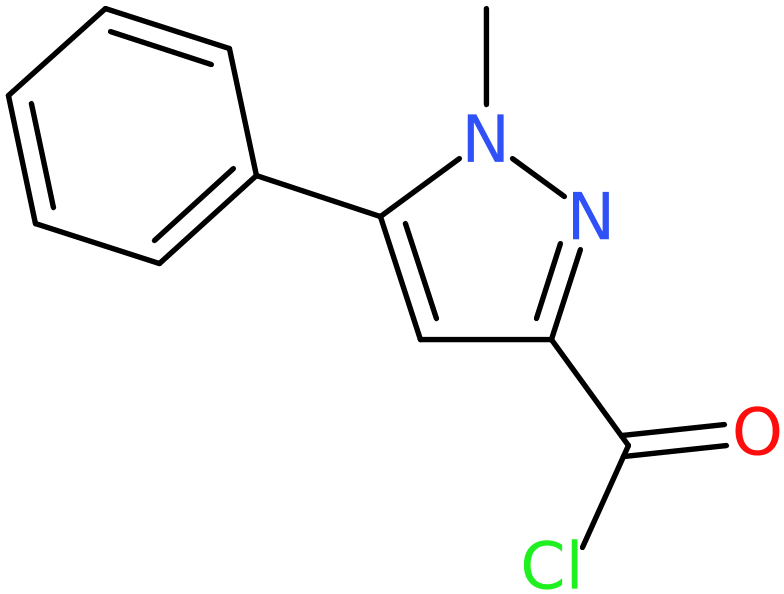 CAS: 859850-98-9 | 1-Methyl-5-phenyl-1H-pyrazole-3-carbonyl chloride, >95%, NX64490