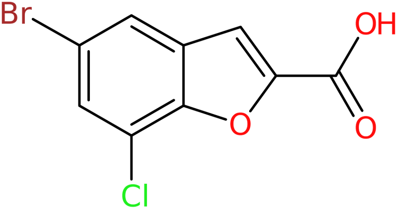 CAS: 944692-41-5 | 5-Bromo-7-chloro-1-benzofuran-2-carboxylic acid, NX70245